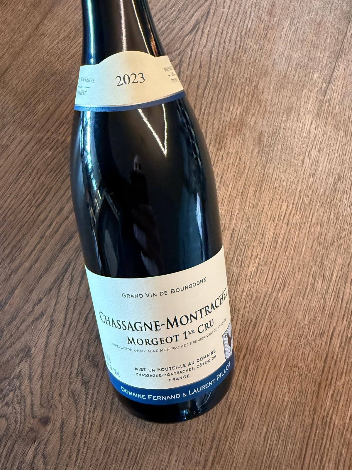 FERNAND ET LAURENT PILLOT CHASSAGNE MONTRACHET 1ER CRU MORGEOT ROUGE 2023